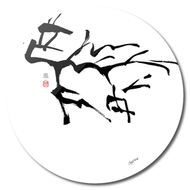 【風】（fu: Wind)/Oracle bone script