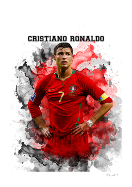 Cristiano Ronaldo Watercolor