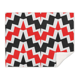 Abstract geometrc pattern - red