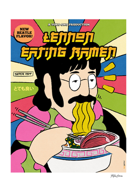 John Eating Ramen