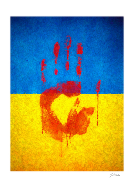 Ukraine - Bloody Hand