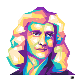 Isaac Newton popart