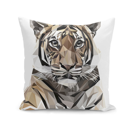 tiger lowpoly art