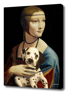 Lady with a Dalmatian