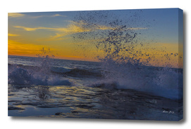 ocean Beach Cliffs Sunset