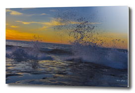 ocean Beach Cliffs Sunset