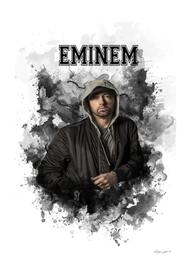 Eminem Rapper Watercolor