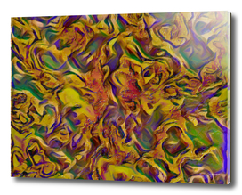 The Pineal Experience - rainbow multicolor spiral wall art