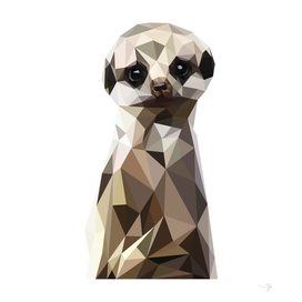 meerkat pop art illustration