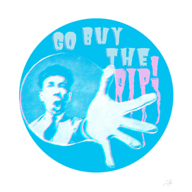 buy the dip-sticker-redbubble-retro-advertising-halft