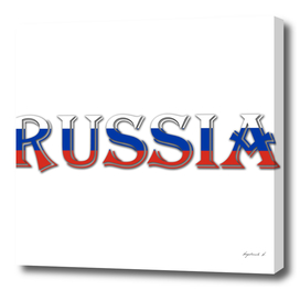 I LOVE RUSSIA FLAG