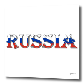 I LOVE RUSSIA FLAG
