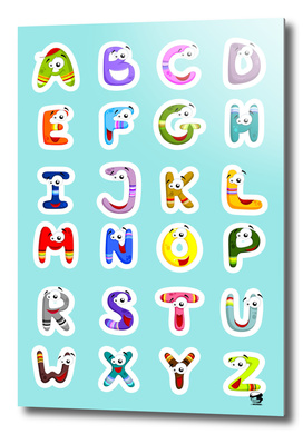 Funny letters for kids