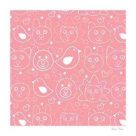 baby animals pink