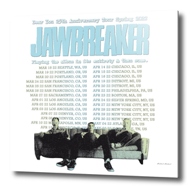 JAWBREAKER DEAR YOU 25TH ANNIVERSARY TOUR SPRING 2022 Back