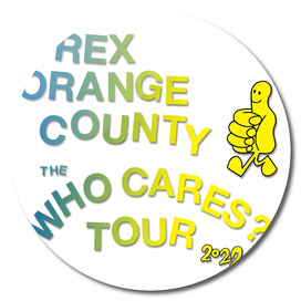 REX ORANGE COUNTY THE WHO CARES TOUR 2022