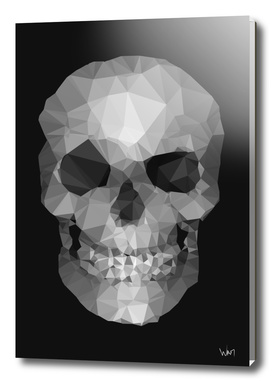 Polygons skull black