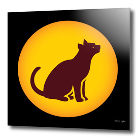 Cat icon poster print