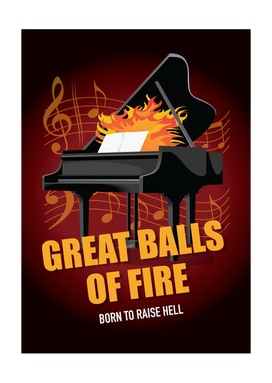 Great Balls of Fire - Alternative Movie Poster
