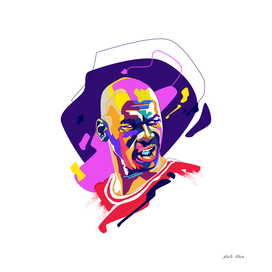 Colorful Art Of Michael Jordan