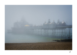Misty Sunrise At Eastbourne Pier