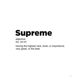 supreme definition