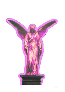 Desidero | Neon Pink Angel | vapowave aesthetics