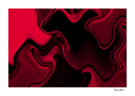 Red abstract liquid