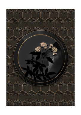 Shadowy Black Lady Bank's Rose Gold Art Deco