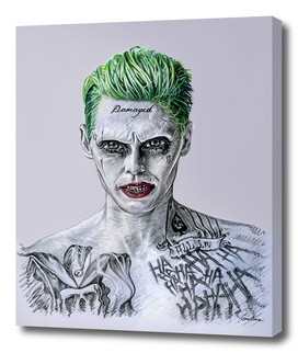 Joker in realistic-cartoon style