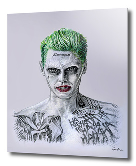 Joker in realistic-cartoon style