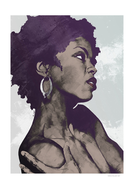 Miseducation colored | Lauryn Hill portrait