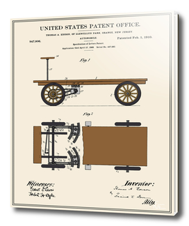 Thomas Edison Automobile Patent