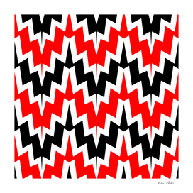 Abstract geometric pattern - red.