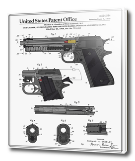 Colt 1911 Handgun Patent