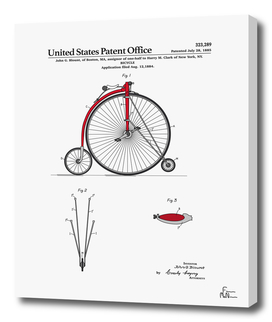 High Wheel Bicycle Patent