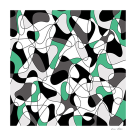 Abstract pattern - green and gray.