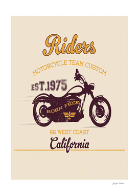 Riders motorcycle custom