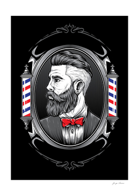 Barbershop photo model hair