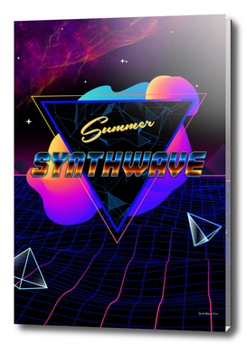 Neon synthwave horizon #1