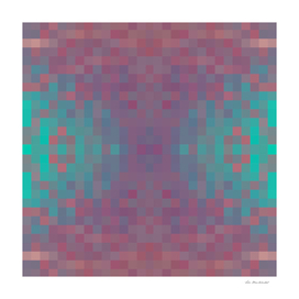 geometric symmetry art pixel square pattern abstract