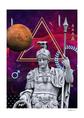 Synthwave Gods and Planets: Mars (gr. Ares)