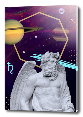 Synthwave Gods and Planets: Saturn (gr. Cronus)
