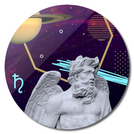 Synthwave Gods and Planets: Saturn (gr. Cronus)