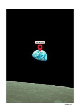 You are here: Earthrise, Apollo 8