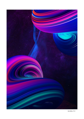 Neon twisted space #3