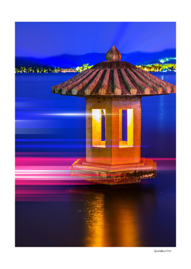 Neon city: China, pagoda