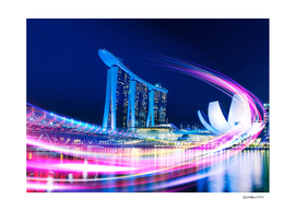 Neon city: Singapore, Marina bay