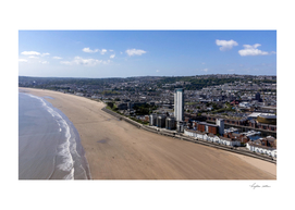 Aerial view of Swansea Bay