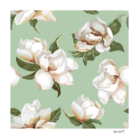 Love Of Nature... Gorgeous Creamy-white Magnolia Flowers